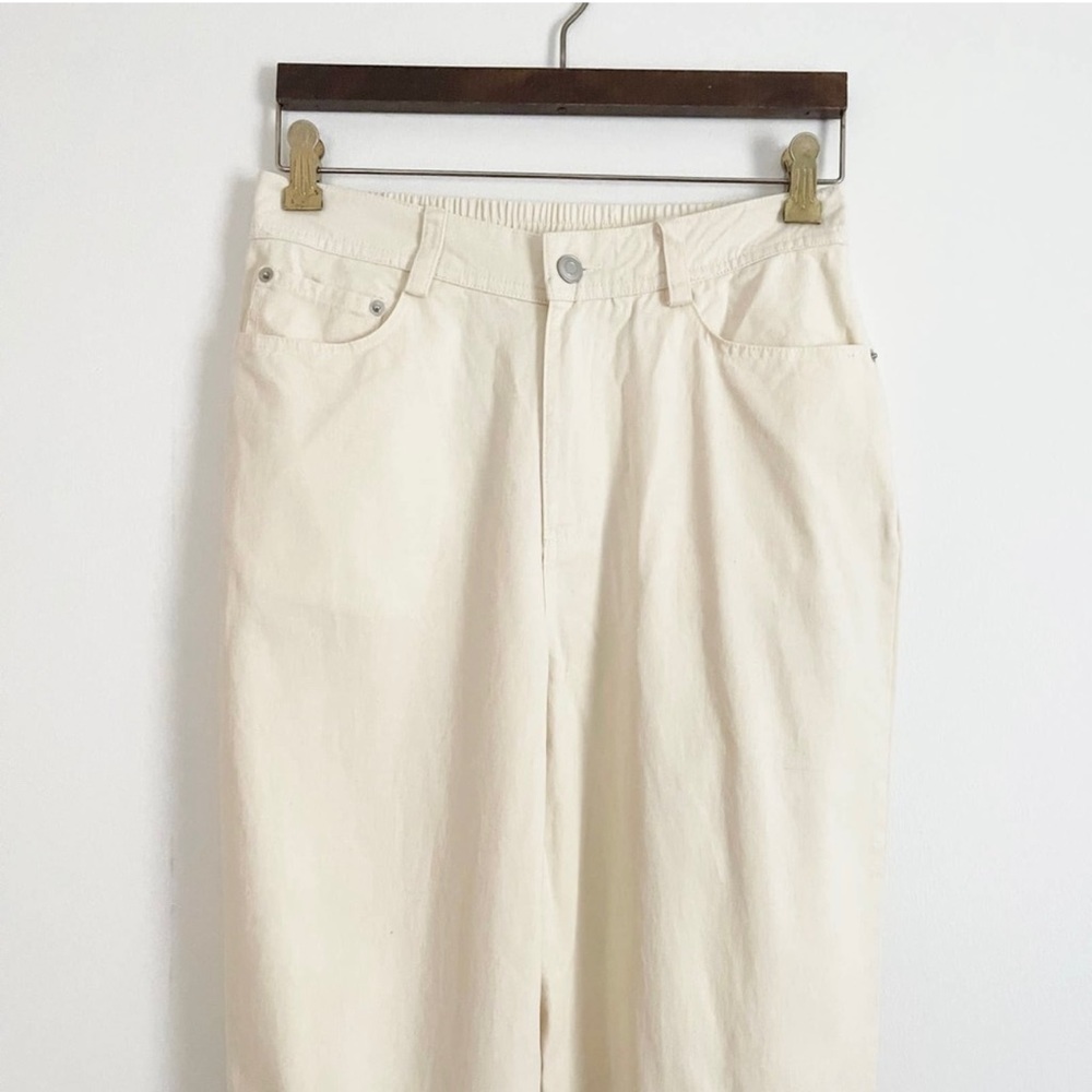 VICI Rhode Island High Waisted Jogger Pants Cream Small S - Picture 6 of 8